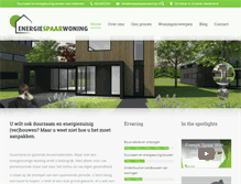 Tablet Screenshot of energiespaarwoning.nl